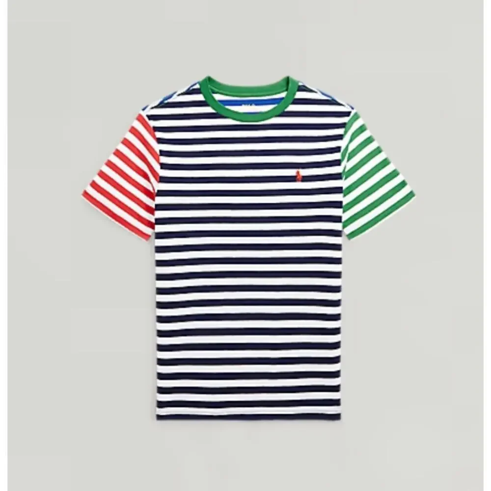 Polo Ralph Lauren Boys XL 18-20 Striped Colorblock Tee